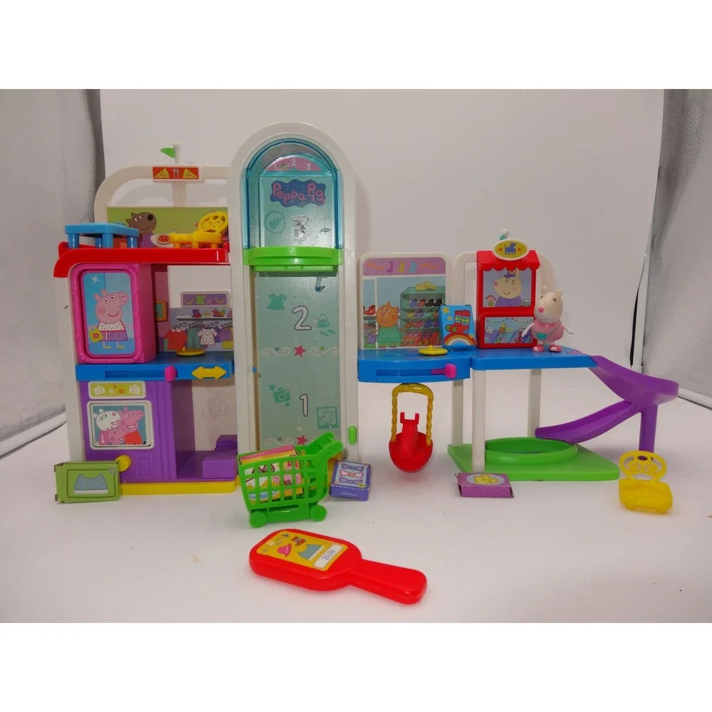 Peppa Pig Shopping Mall Center with Working Elevator‎ Accessories and Pig